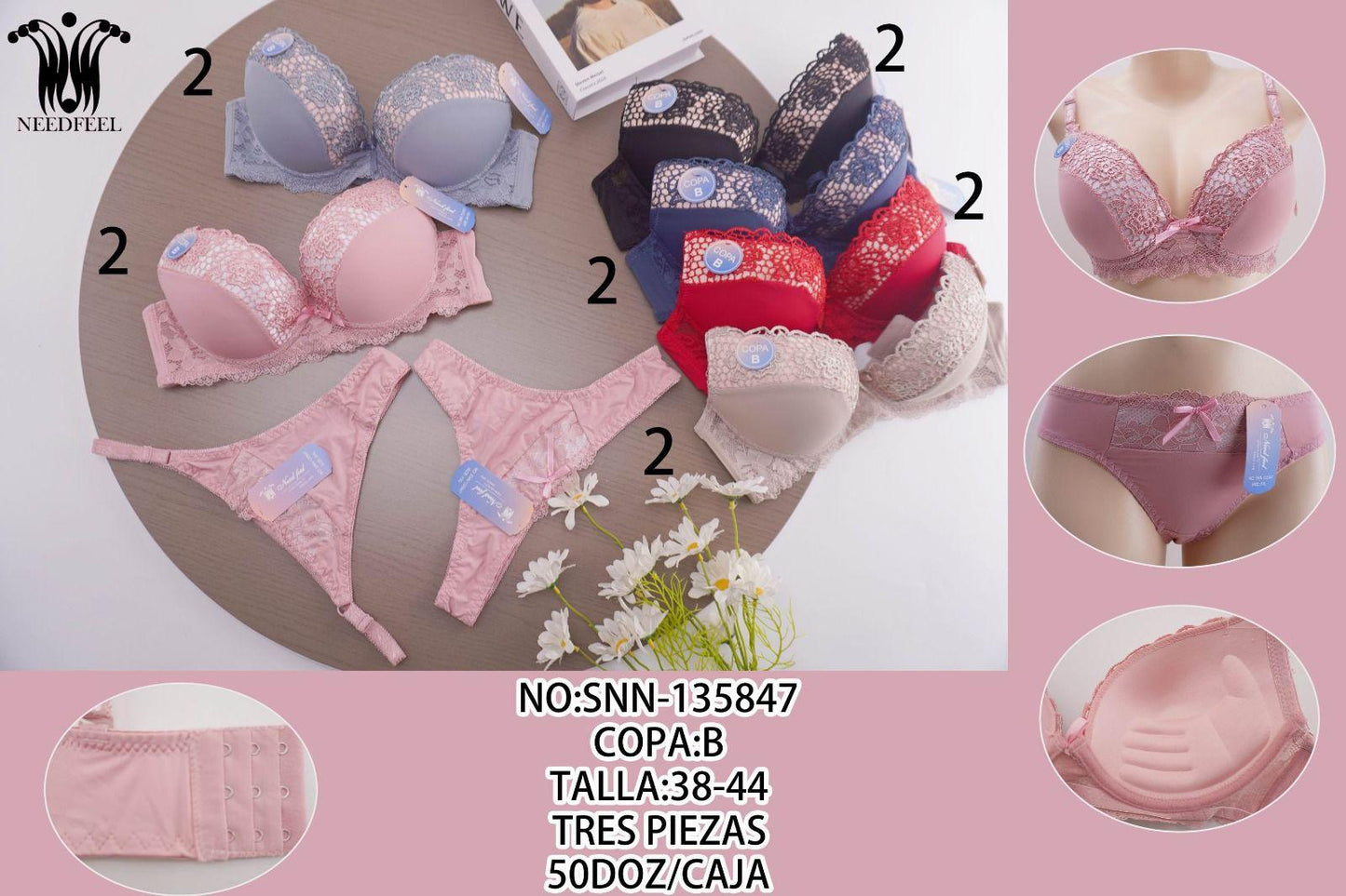 CONJUNTO X3 PIEZAS