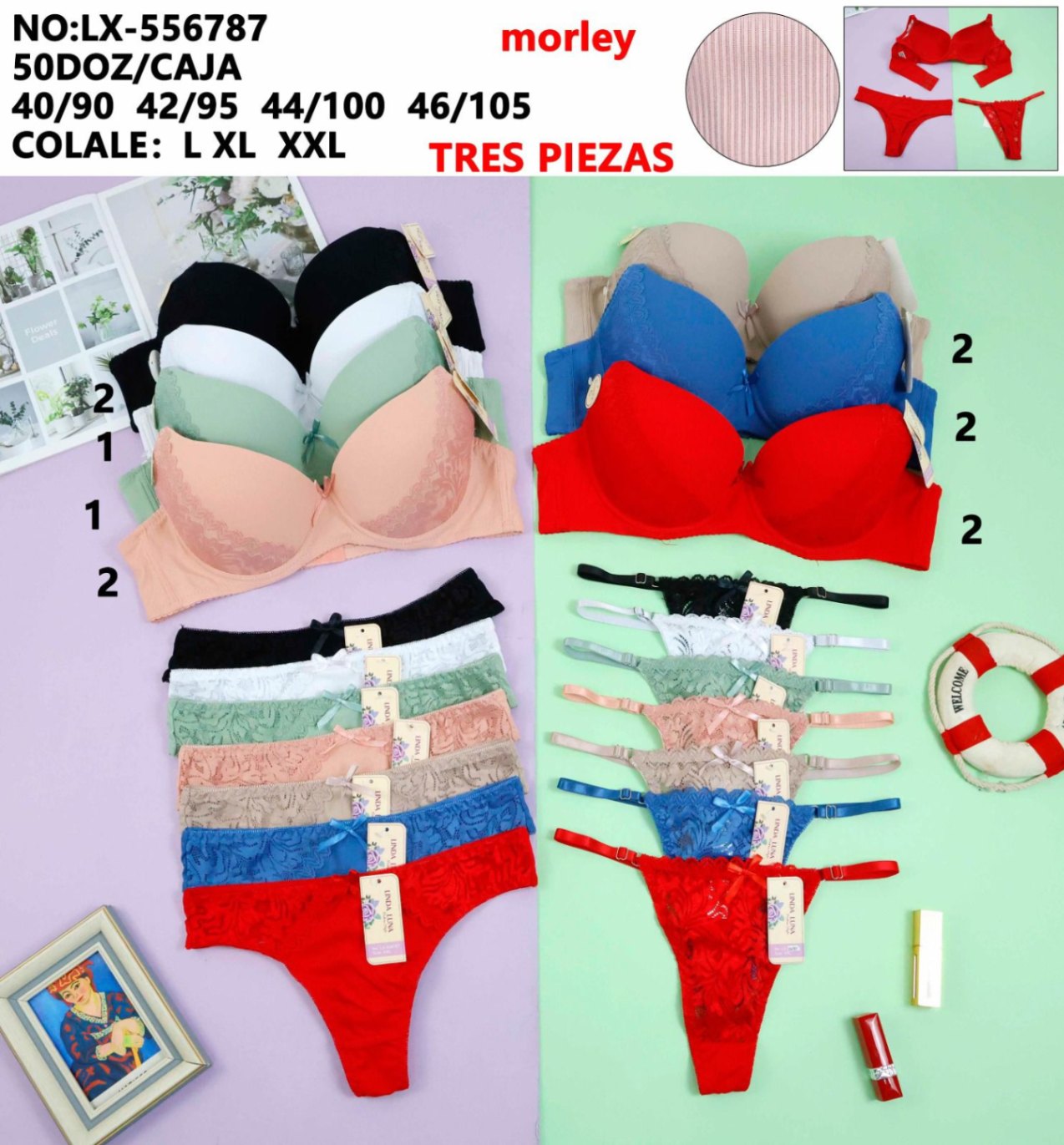CONJUNTO X3 PIEZAS