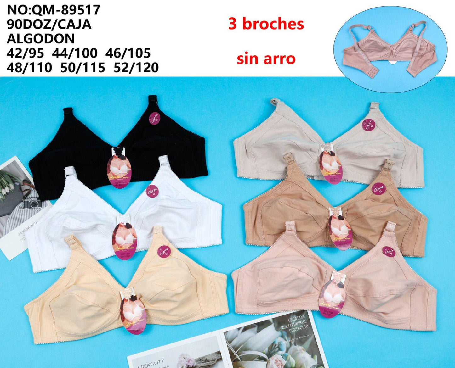 CORPIÑOS SIN ARO