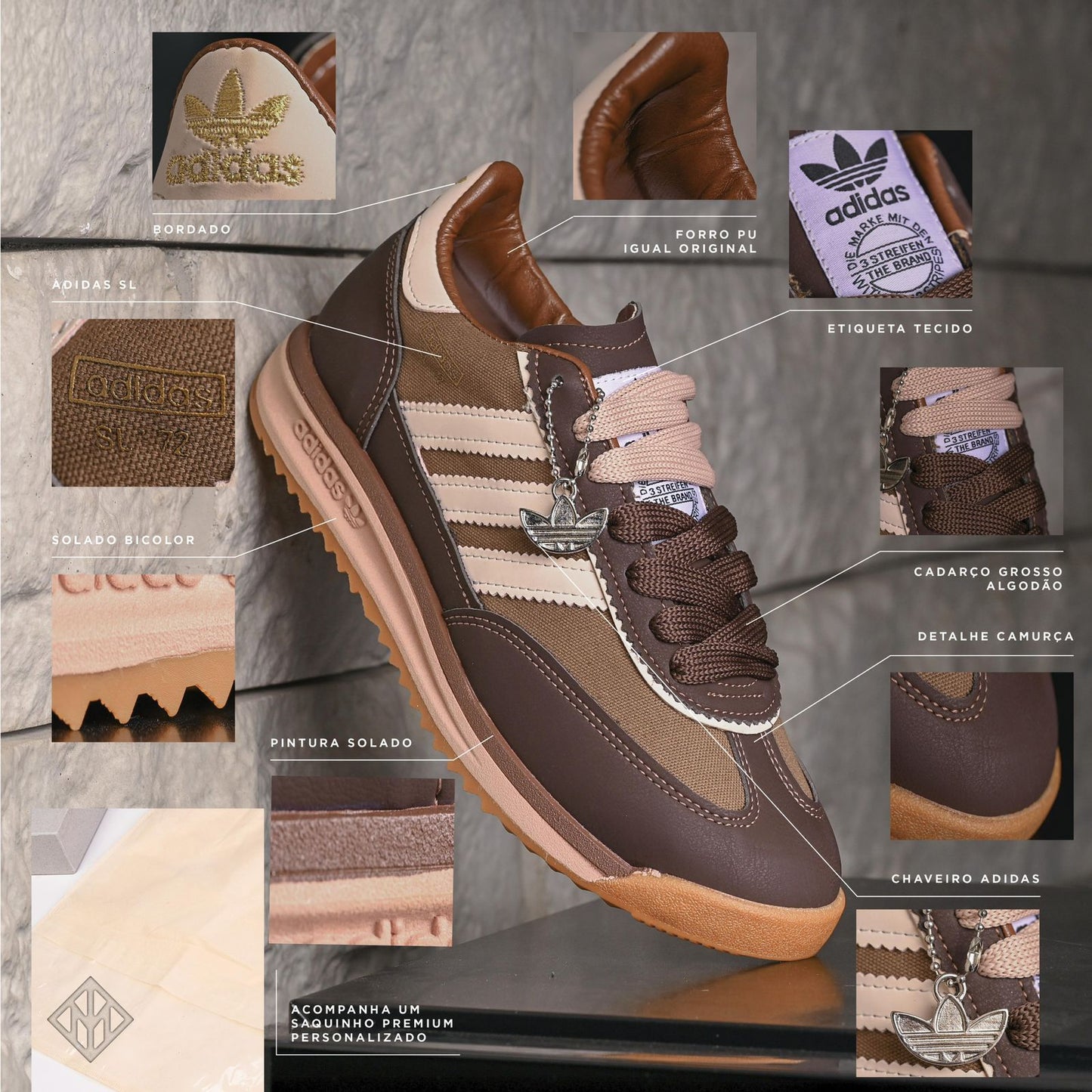 ADIDAS SL 72  SOMBRA